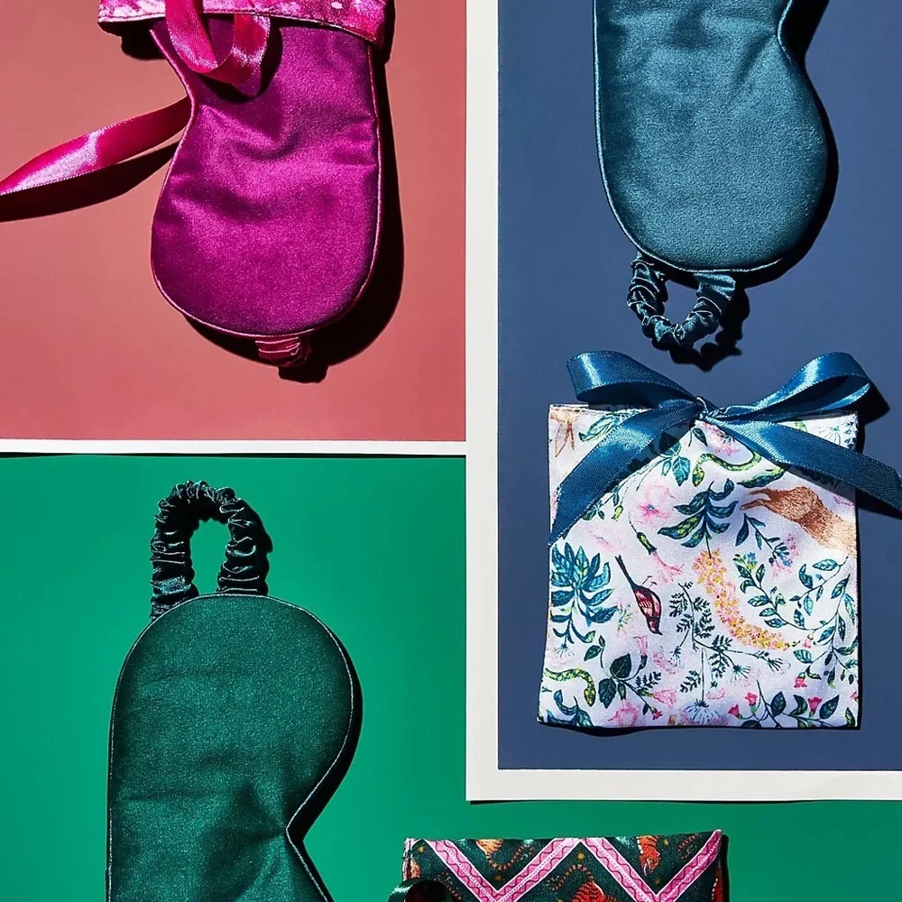 Corinne Lent Velour & Satin Eye Mask Gift Set